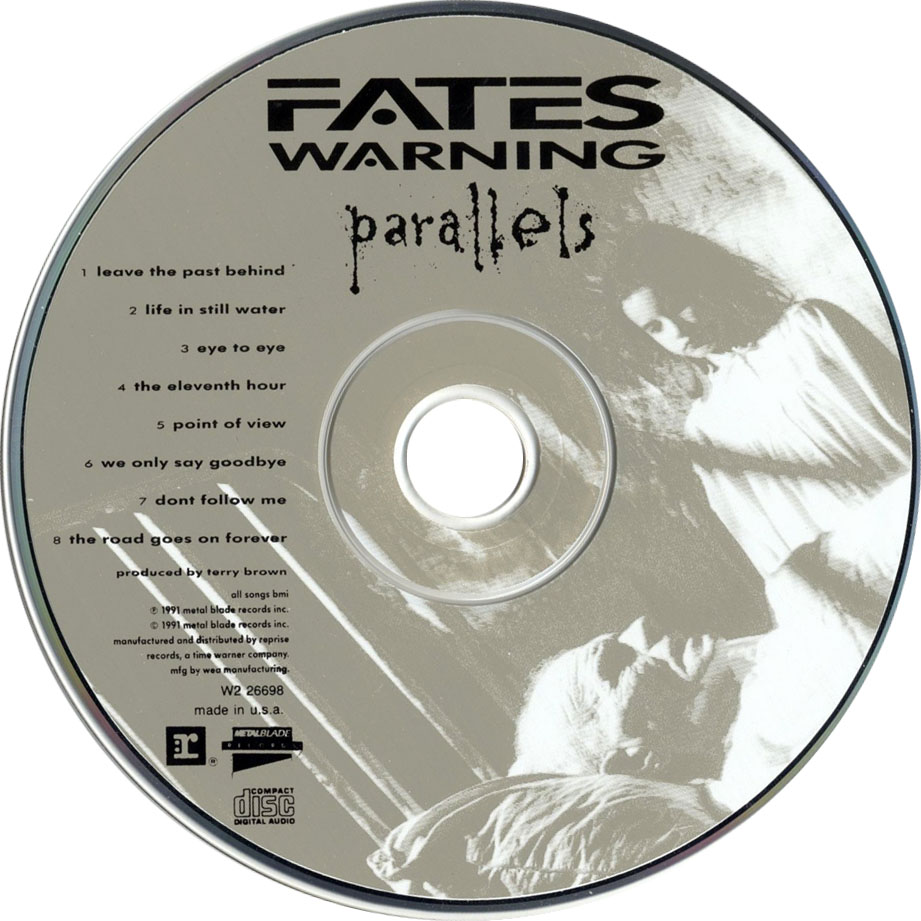 Cartula Cd de Fates Warning - Parallels