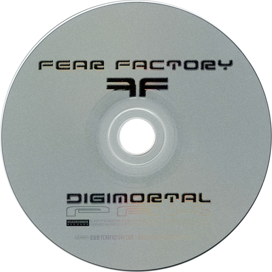 Cartula Cd de Fear Factory - Digimortal