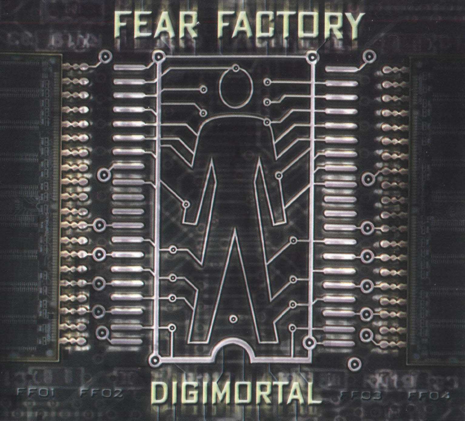 Cartula Frontal de Fear Factory - Digimortal