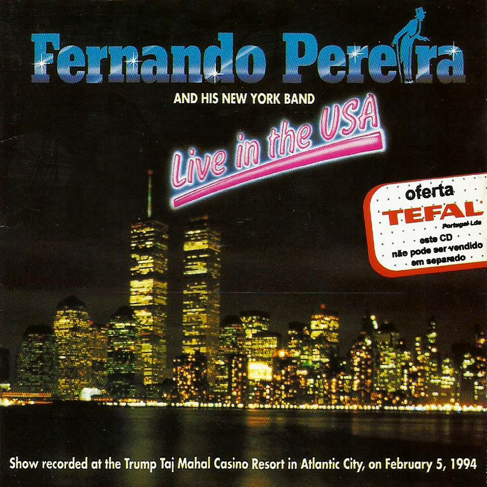 Cartula Frontal de Fernando Pereira - Live In The Usa