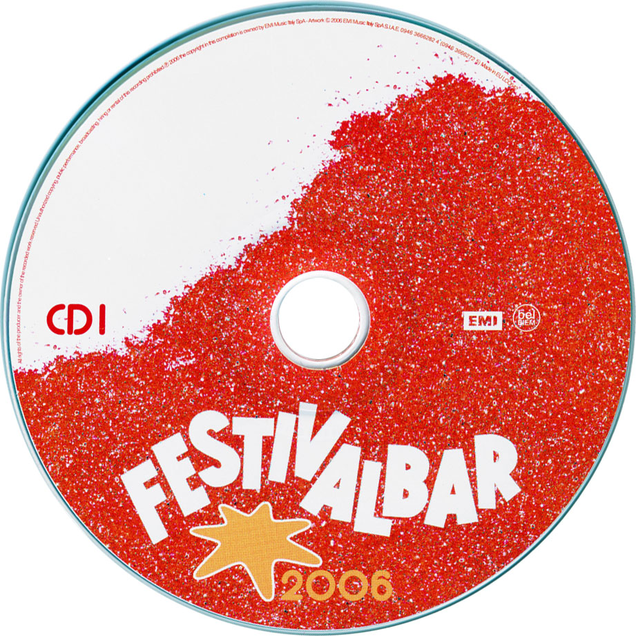 Cartula Cd1 de Festivalbar 2006 Compilation Rossa