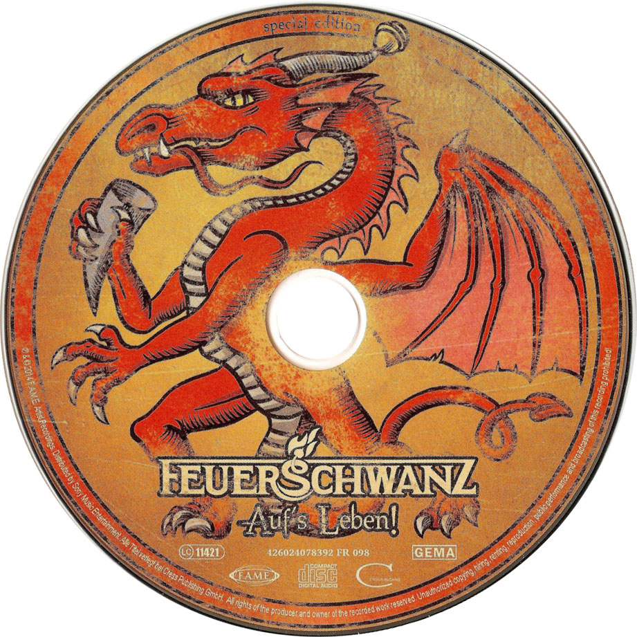 Cartula Cd de Feuerschwanz - Auf's Leben! (Limited Edition)