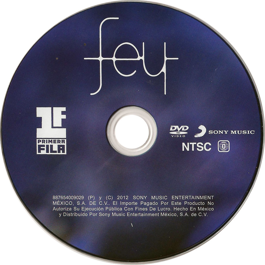 Cartula Dvd de Fey - Primera Fila