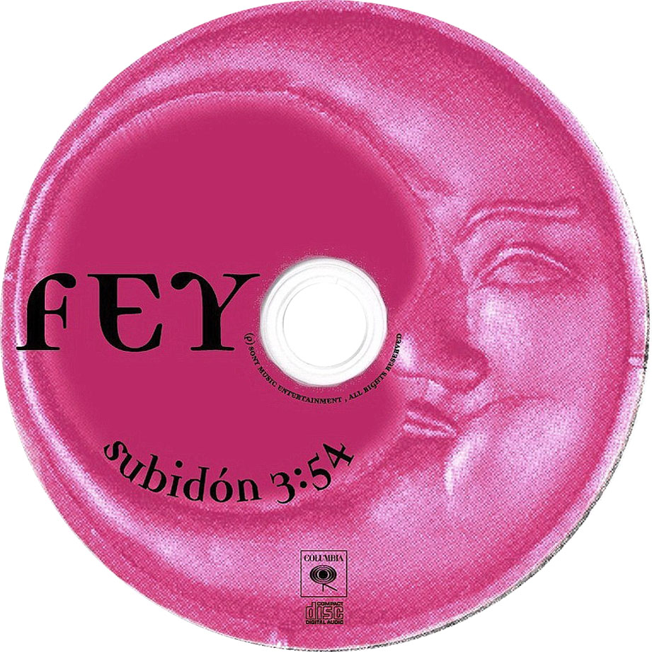Cartula Cd de Fey - Subidon (Cd Single)