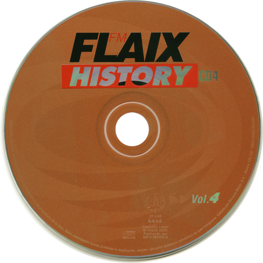 Cartula Cd4 de Flaix History Volumen 4