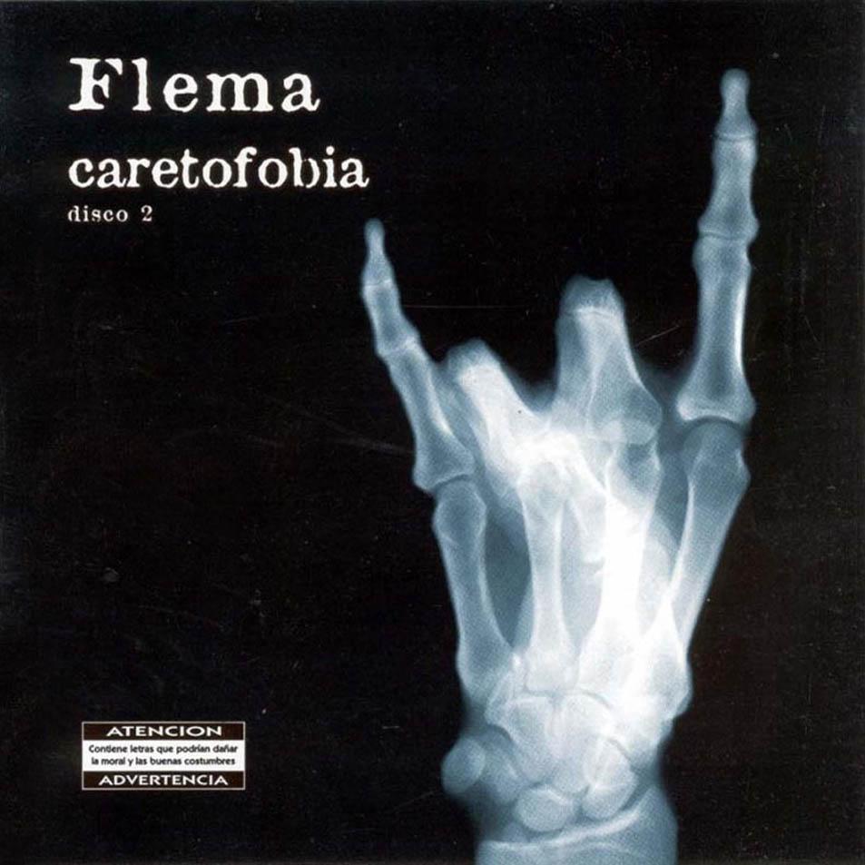 Cartula Frontal de Flema - Caretofobia Disco 2