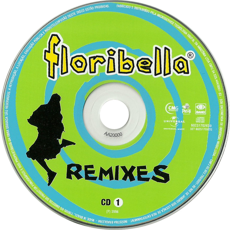 Carátula Cd1 de Floribella - Remixes + Karaoke
