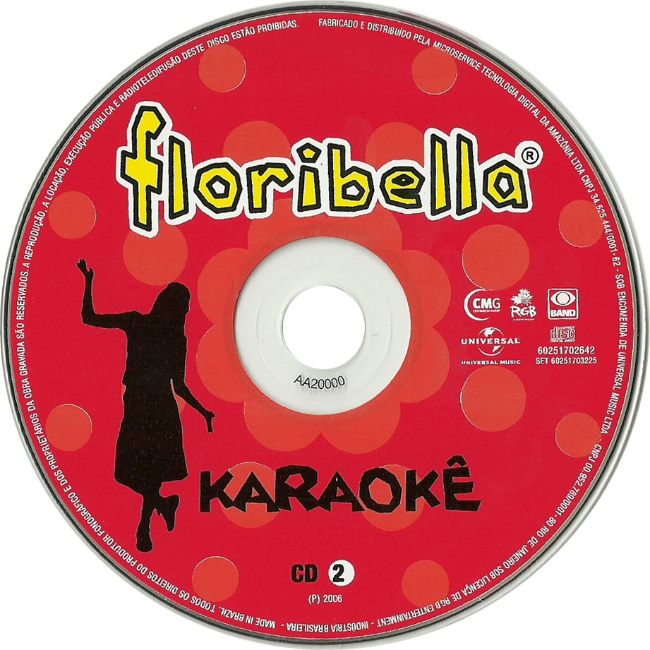 Carátula Cd2 de Floribella - Remixes + Karaoke