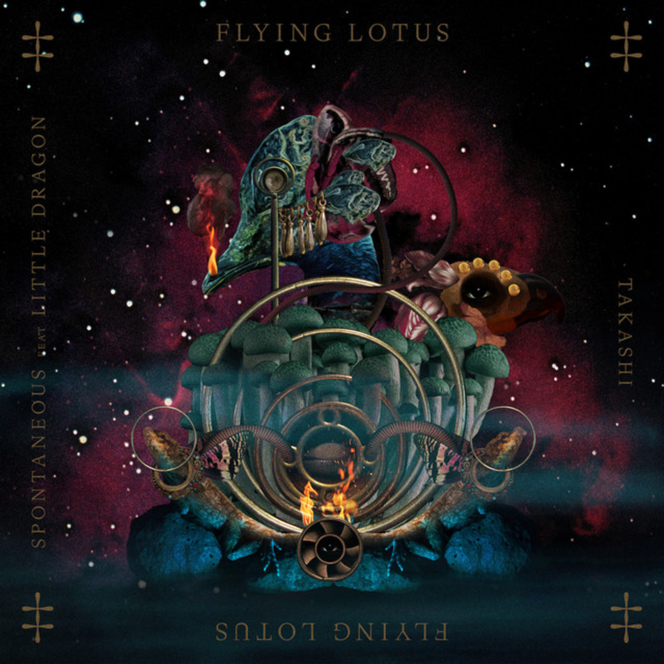 Cartula Frontal de Flying Lotus - Spontaneous / Takashi (Cd Single)