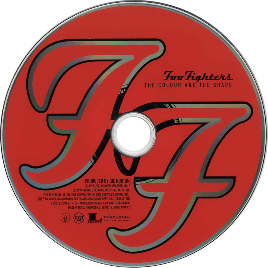 Cartula Cd de Foo Fighters - The Colour And The Shape (10th Anniversary Special Edition)