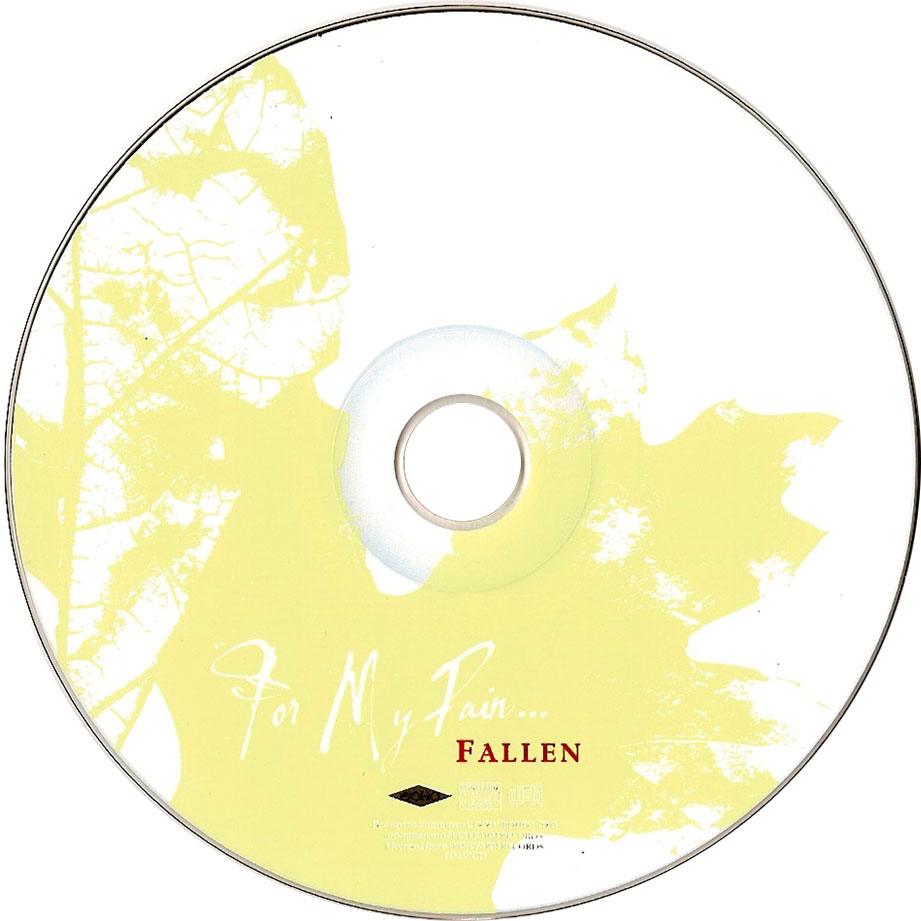 Cartula Cd de For My Pain - Fallen
