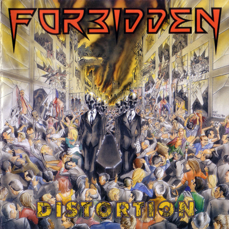 Cartula Frontal de Forbidden - Distortion