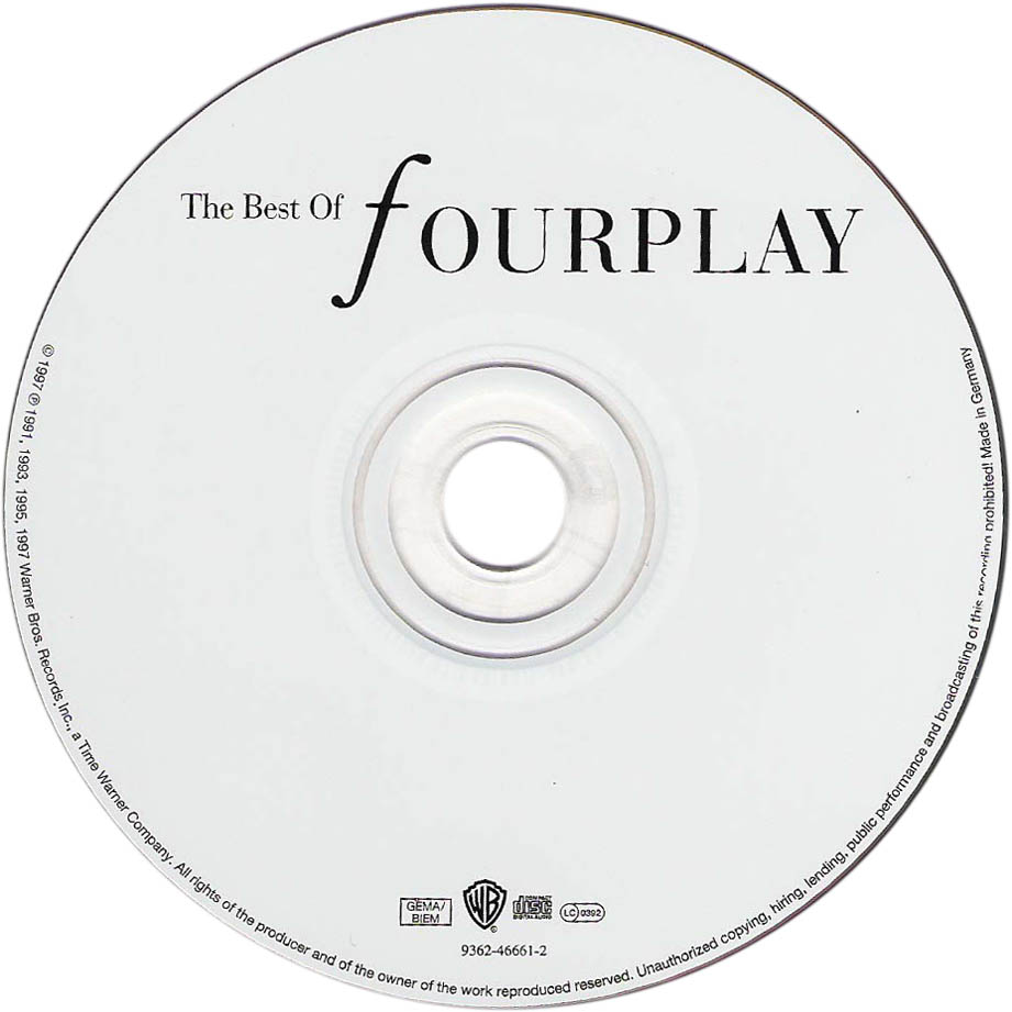 Cartula Cd de Fourplay - The Best Of Fourplay