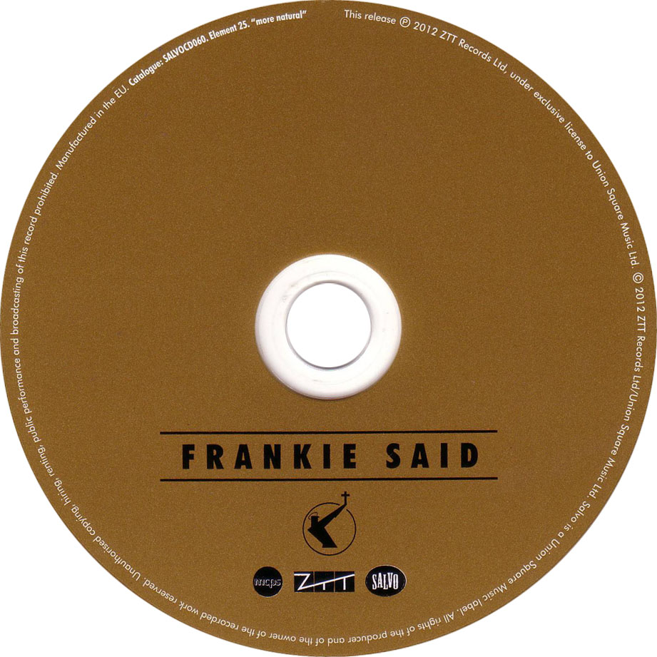 Cartula Cd de Frankie Goes To Hollywood - Frankie Said