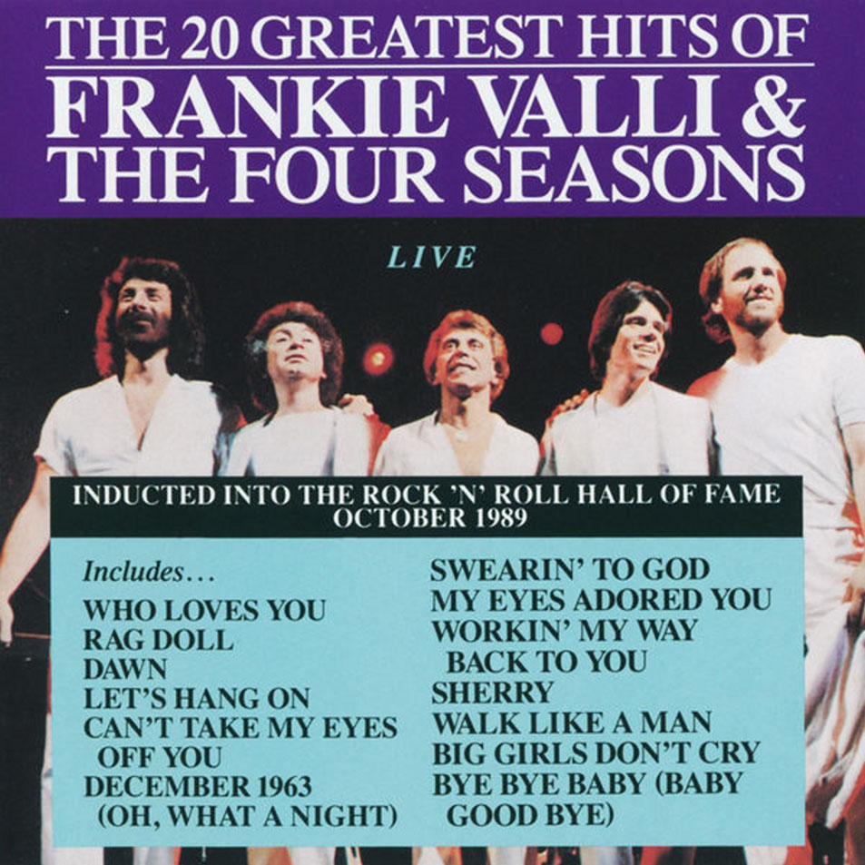 Cartula Frontal de Frankie Valli & The Four Seasons - Frankie Valli & The Four Seasons: 20 Greatest Hits