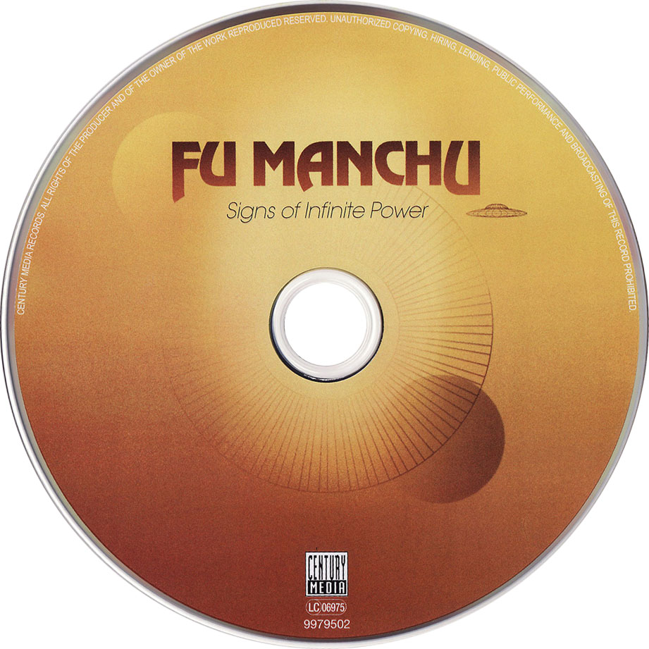 Cartula Cd de Fu Manchu - Signs Of Infinite Power