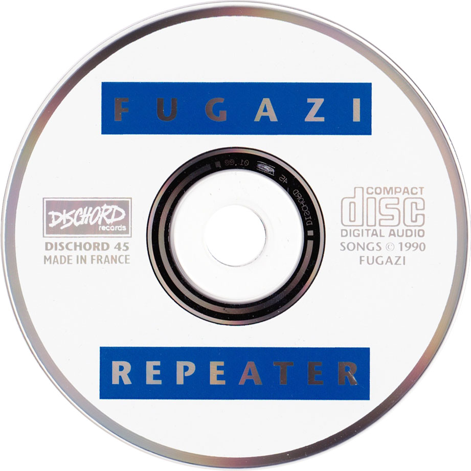 Cartula Cd de Fugazi - Repeater