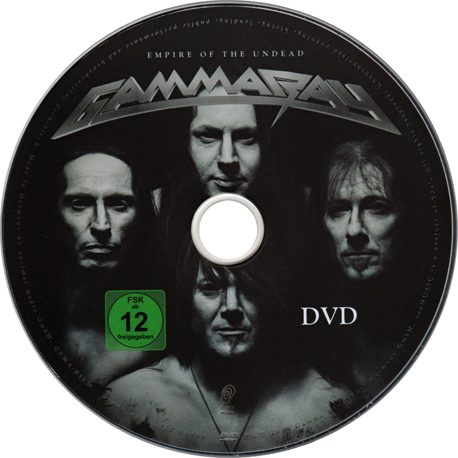 Cartula Dvd de Gamma Ray - Empire Of The Undead (Limited Edition)
