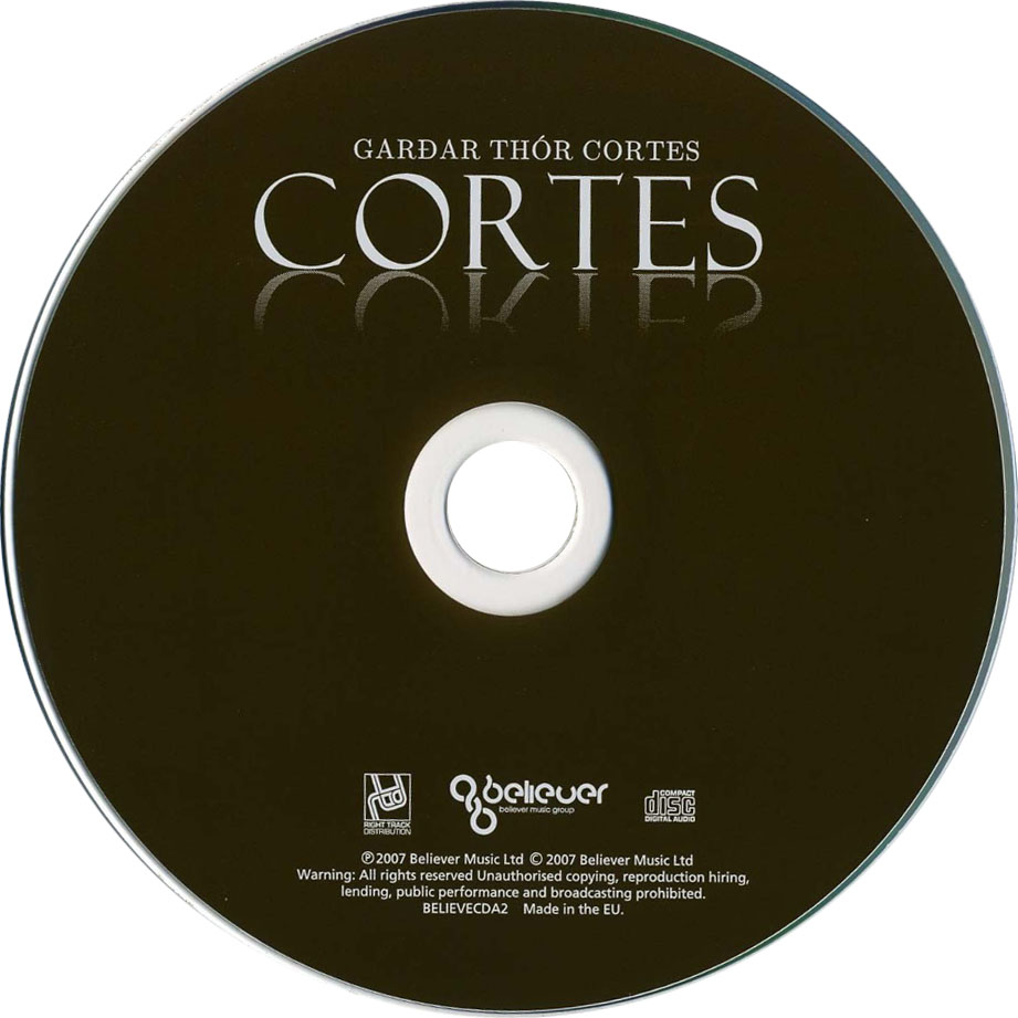 Cartula Cd de Gardar Thor Cortes - Cortes