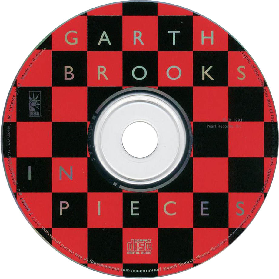 Cartula Cd de Garth Brooks - In Pieces