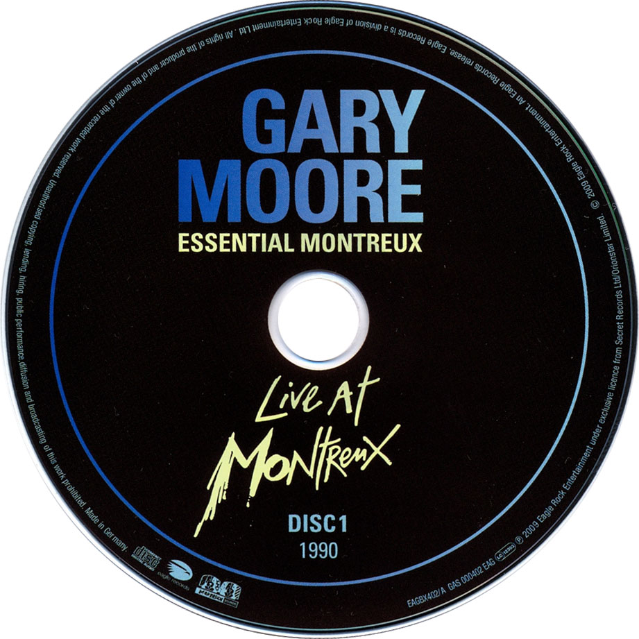 Cartula Cd1 de Gary Moore - Essential Montreux
