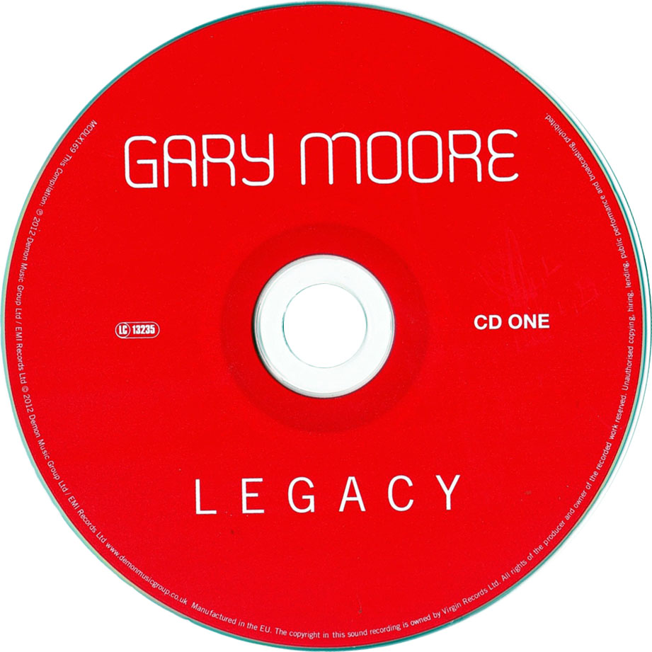 Cartula Cd1 de Gary Moore - Legacy
