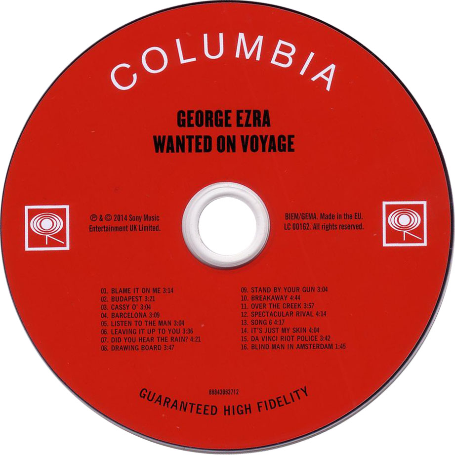 Cartula Cd de George Ezra - Wanted On Voyage (Deluxe Edition)