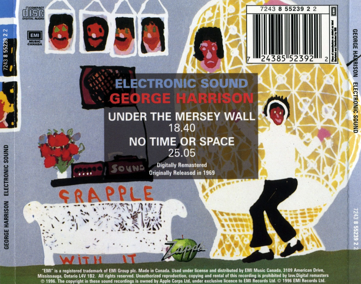 Cartula Trasera de George Harrison - Electronic Sound