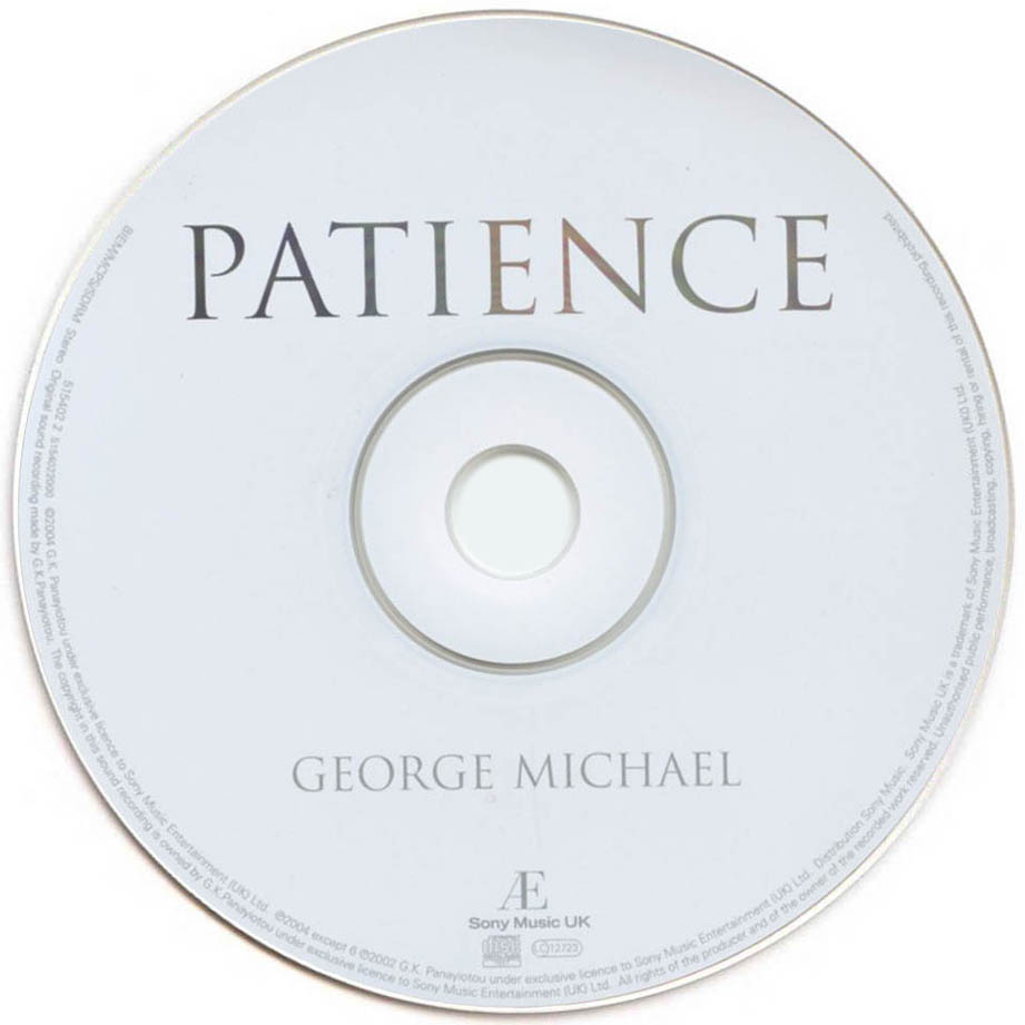 Cartula Cd de George Michael - Patience