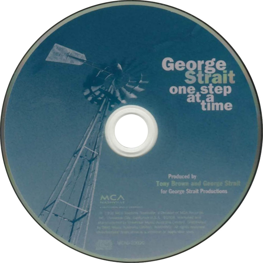 Cartula Cd de George Strait - One Step At A Time