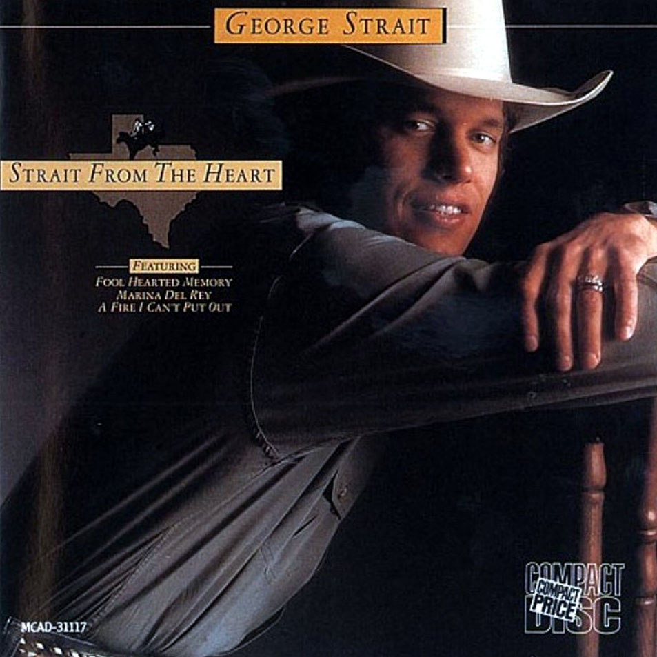 Cartula Frontal de George Strait - Strait From The Heart