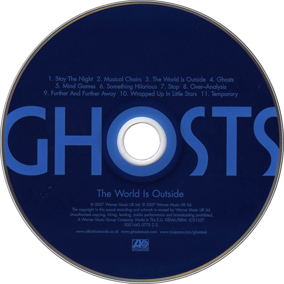 Cartula Cd de Ghosts - The World Is Outside