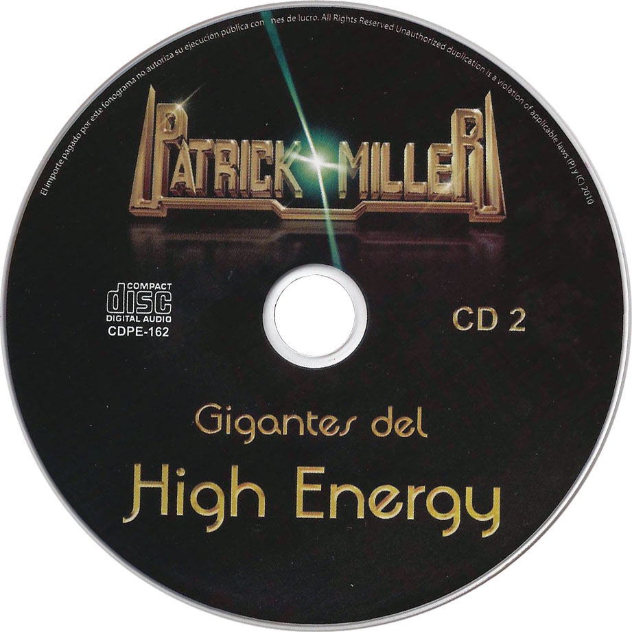 Cartula Cd2 de Gigantes Del High Energy