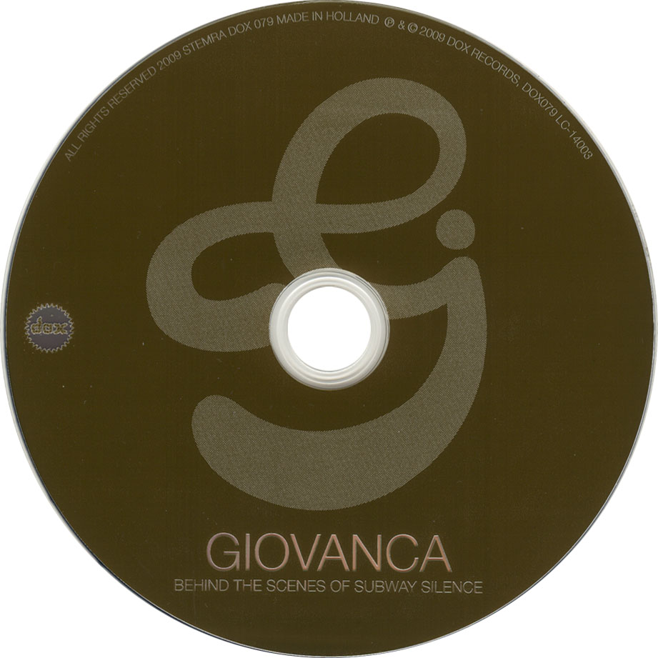 Cartula Dvd de Giovanca - Subway Silence (Special Edition)