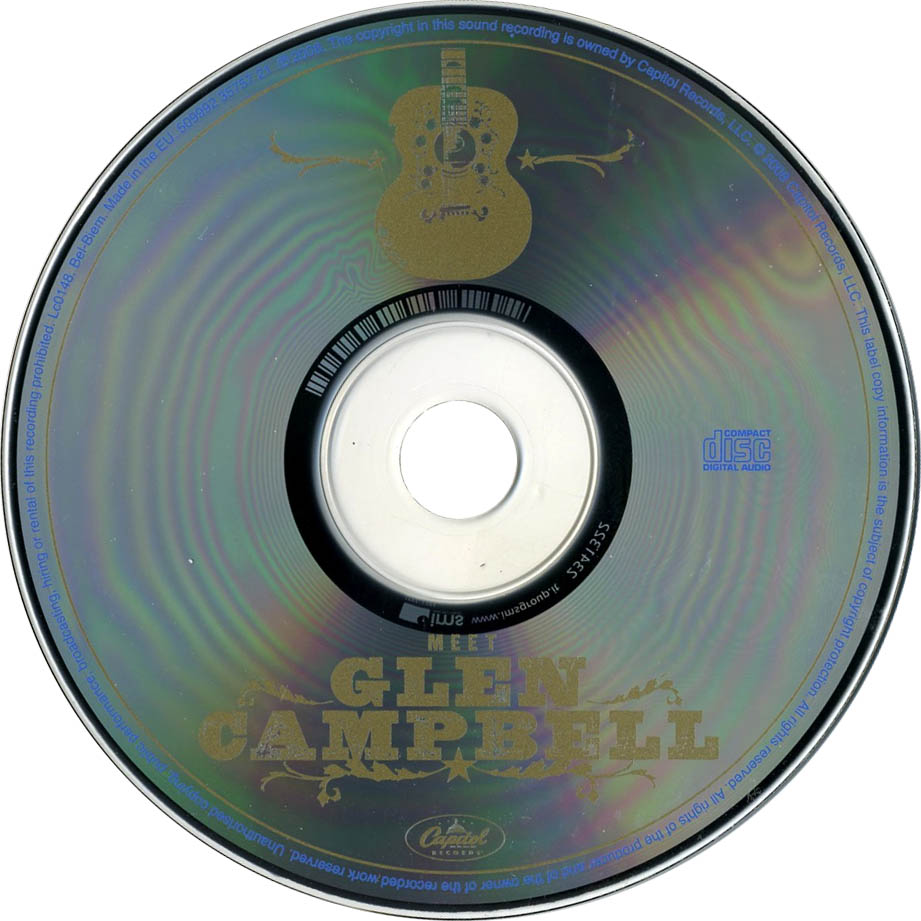 Cartula Cd de Glen Campbell - Meet Glen Campbell