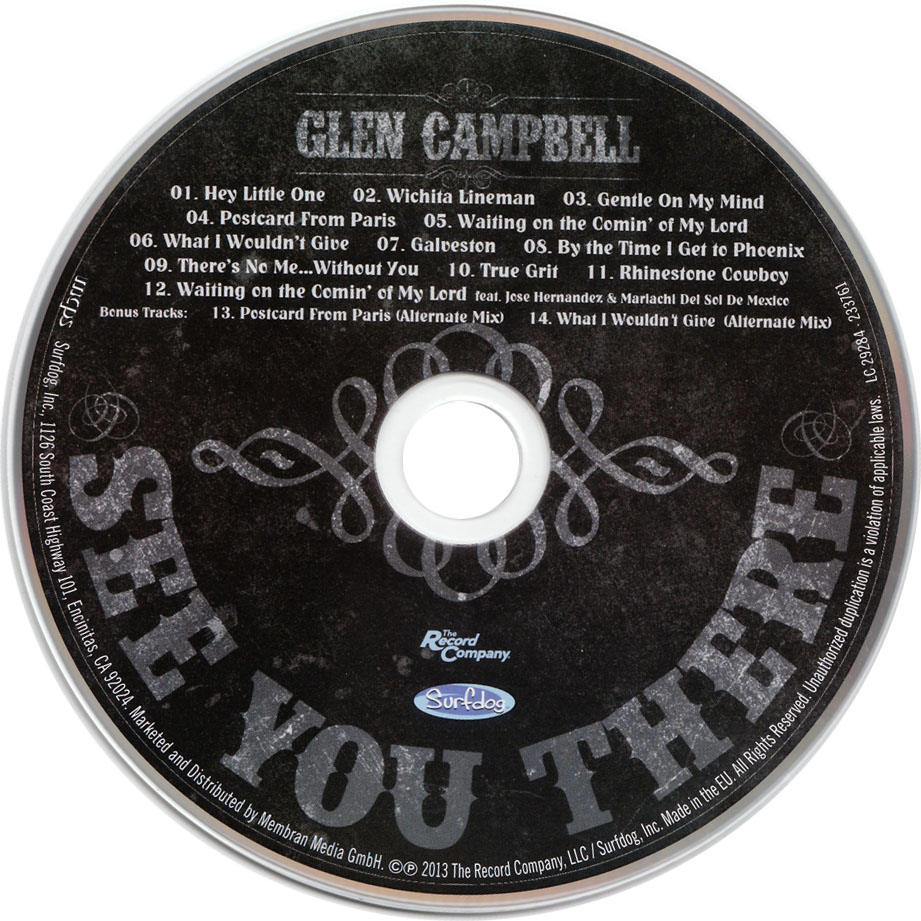 Cartula Cd de Glen Campbell - See You There (Deluxe Edition)