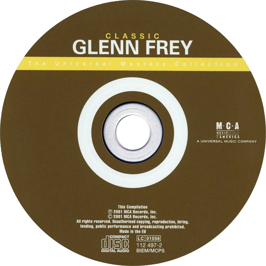 Cartula Cd de Glenn Frey - Classic