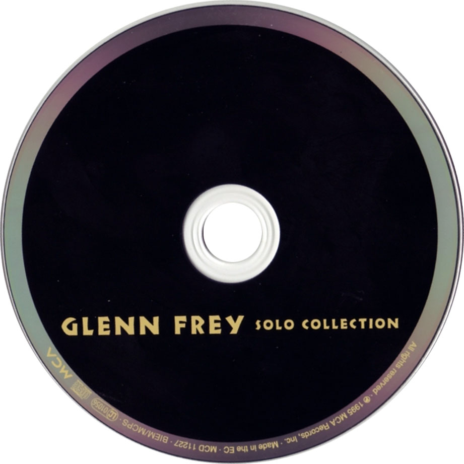 Cartula Cd de Glenn Frey - Solo Collection