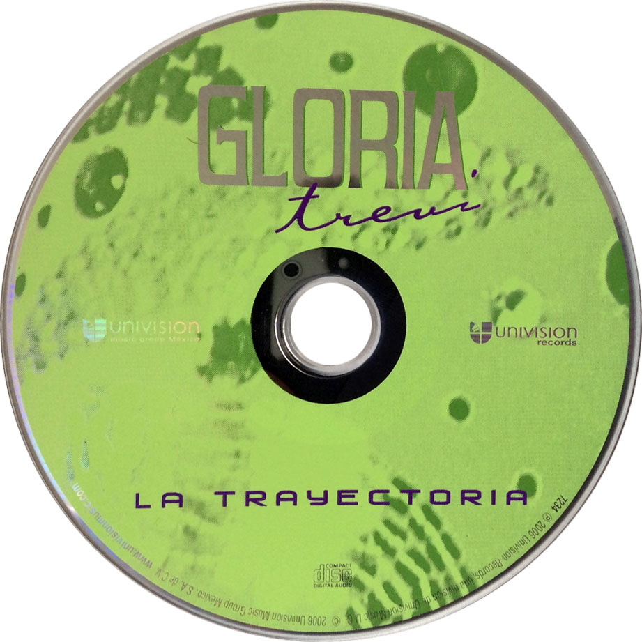 Cartula Cd de Gloria Trevi - La Trayectoria