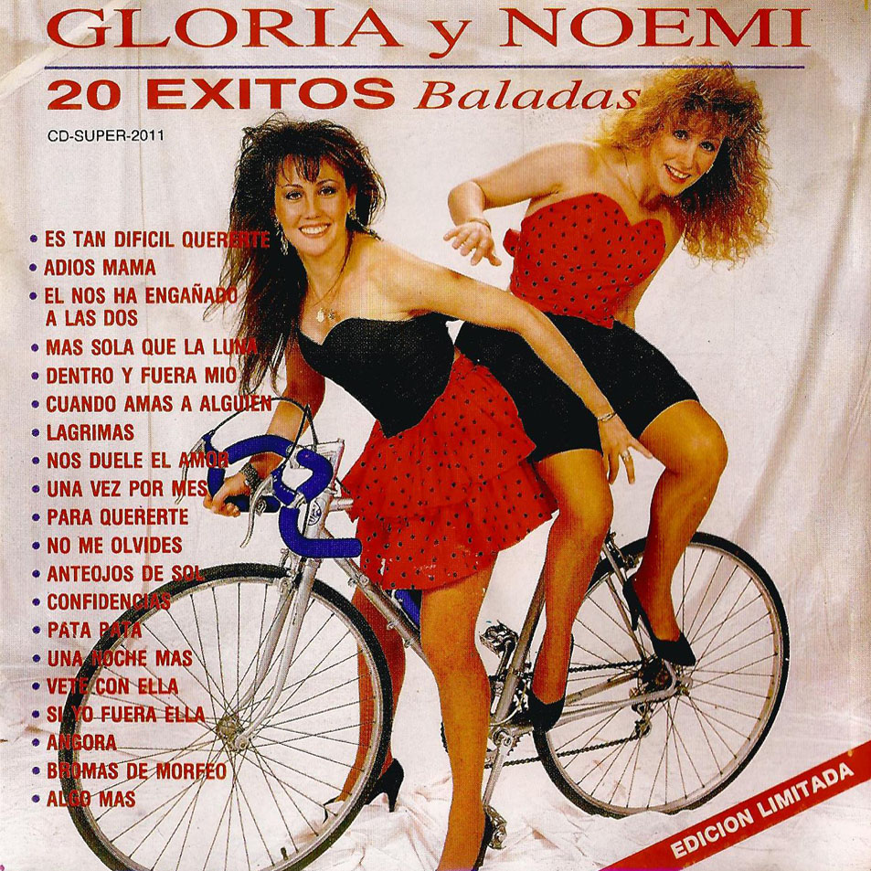 Cartula Frontal de Gloria Y Noemi - 20 Exitos Baladas