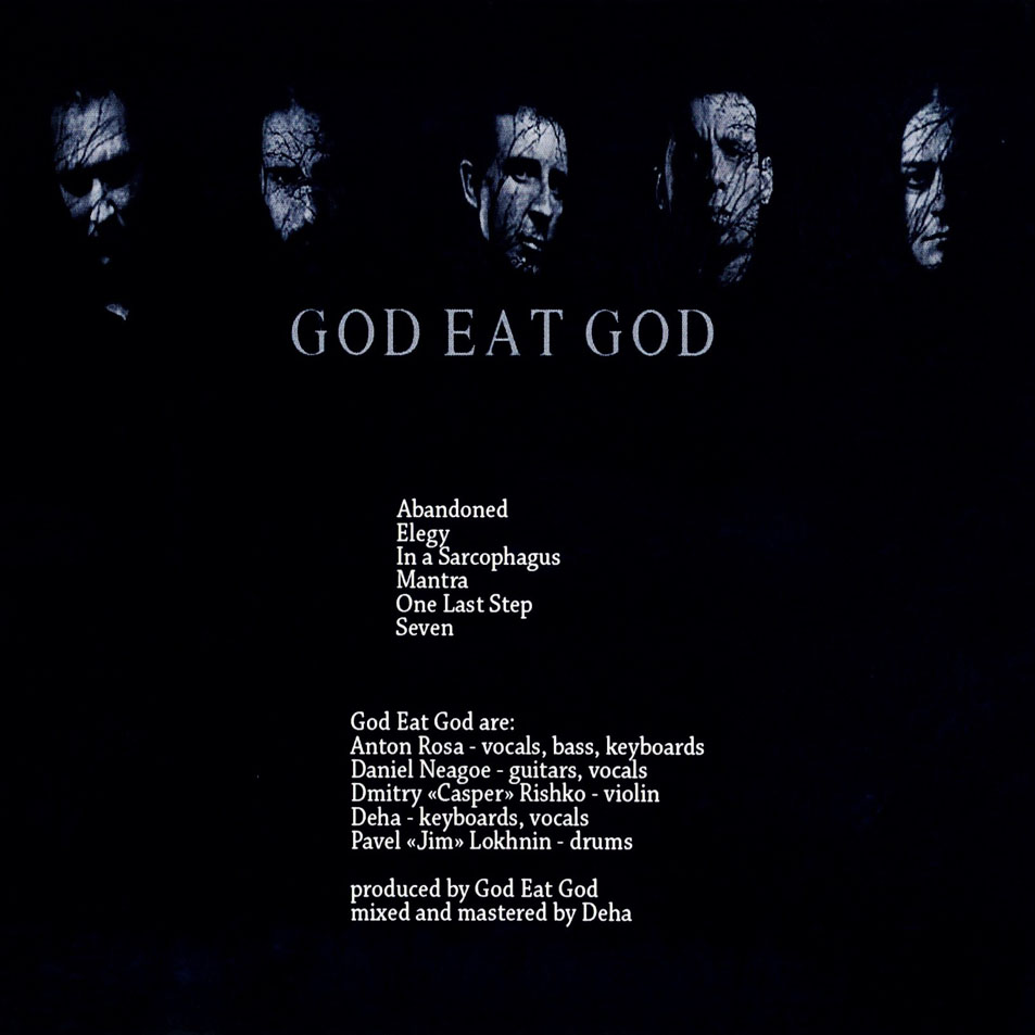Cartula Interior Frontal de God Eat God - Abandonment