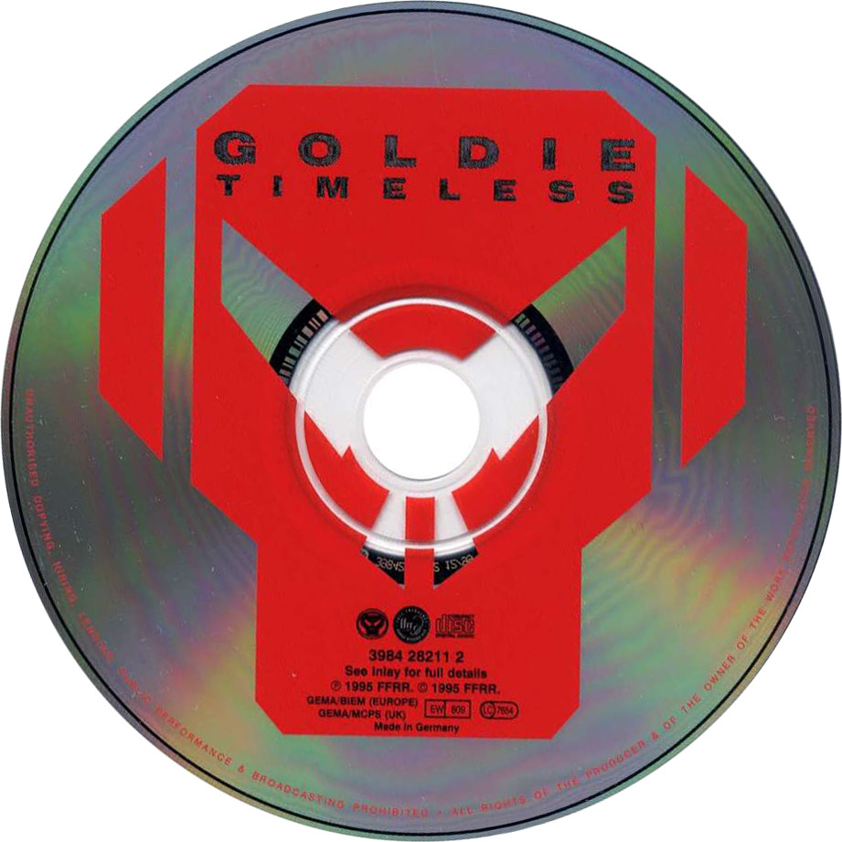 Cartula Cd de Goldie - Timeless