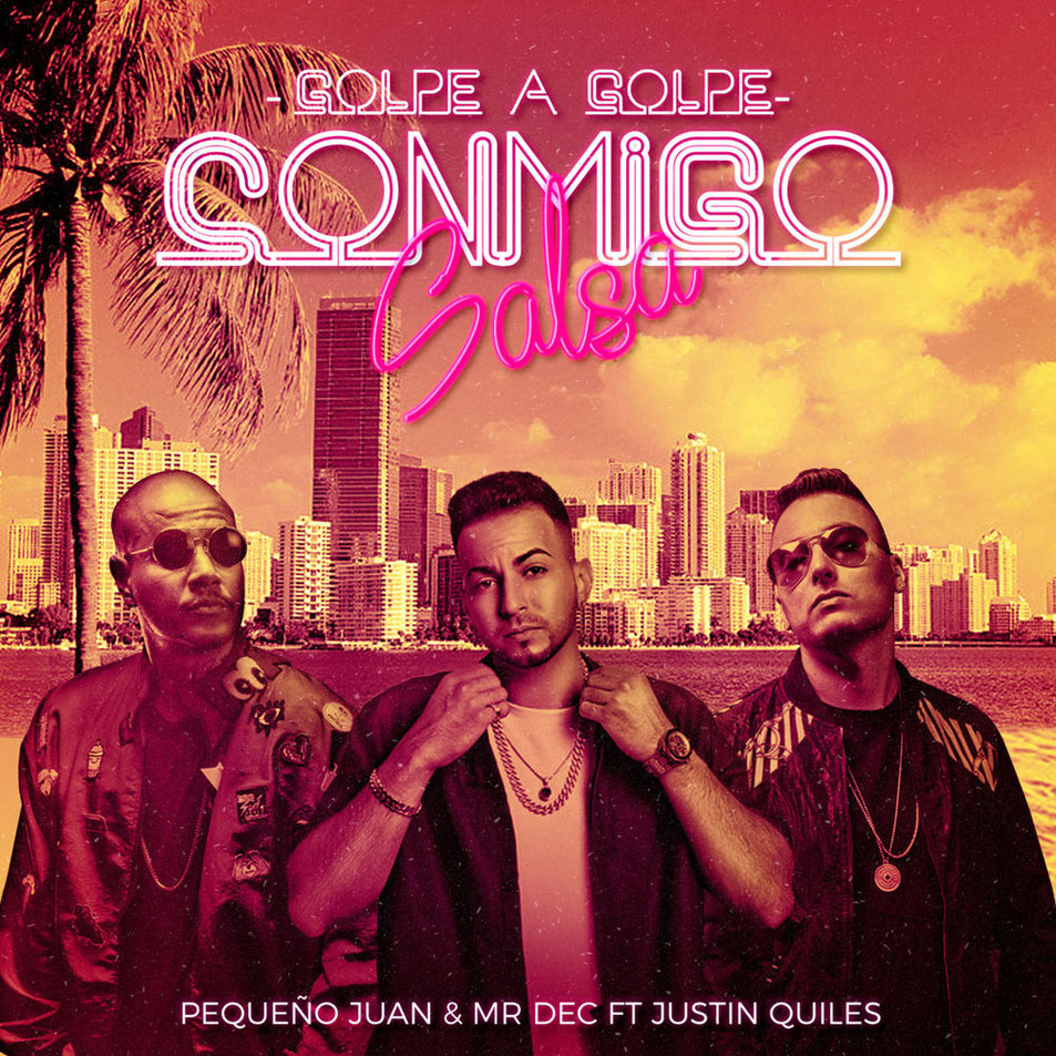 Cartula Frontal de Golpe A Golpe - Conmigo (Featuring Justin Quiles) (Salsa) (Cd Single)