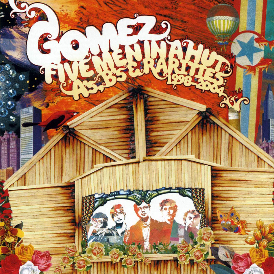 Cartula Frontal de Gomez - Five Men In A Hut (A's, B's & Rarities: 1998-2004)