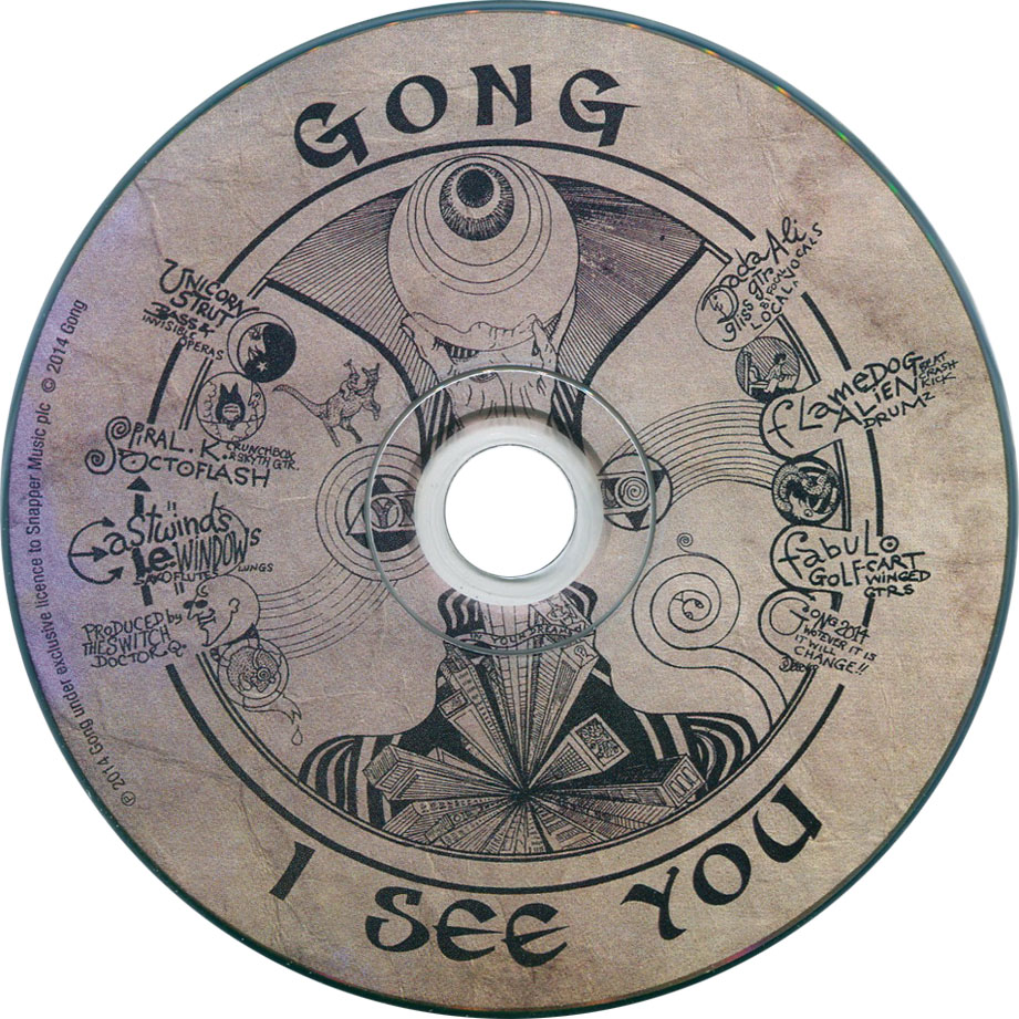 Cartula Cd de Gong - I See You