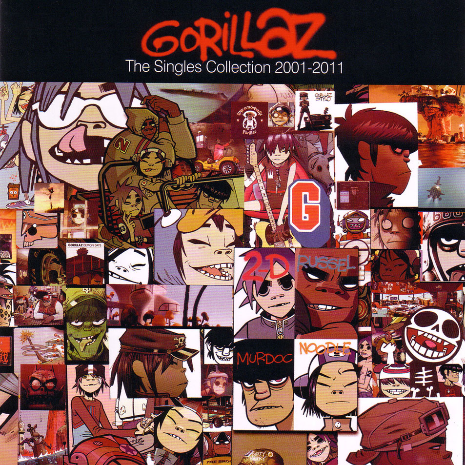 Cartula Frontal de Gorillaz - The Singles Collection 2001-2011
