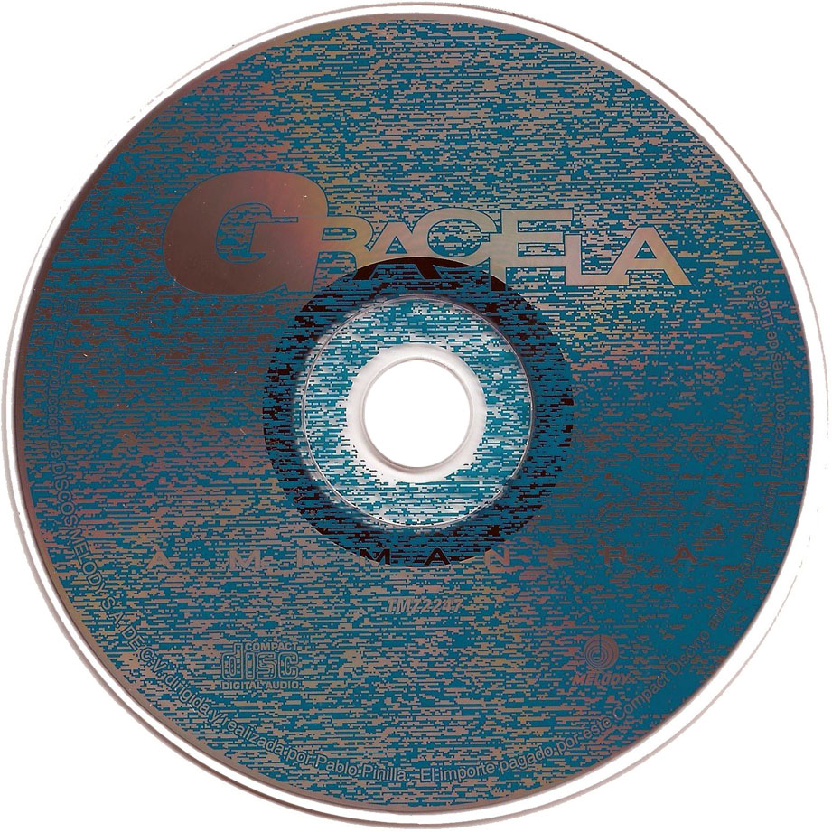 Cartula Cd de Graciela Mauri - A Mi Manera