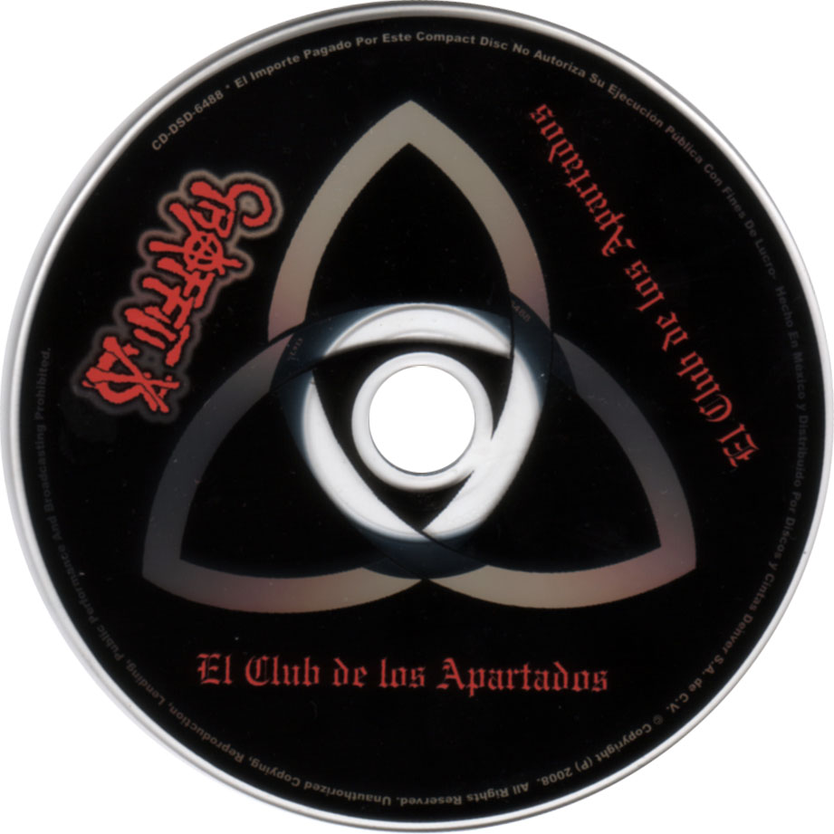 Cartula Cd de Graffiti 3x - El Club De Los Apartados