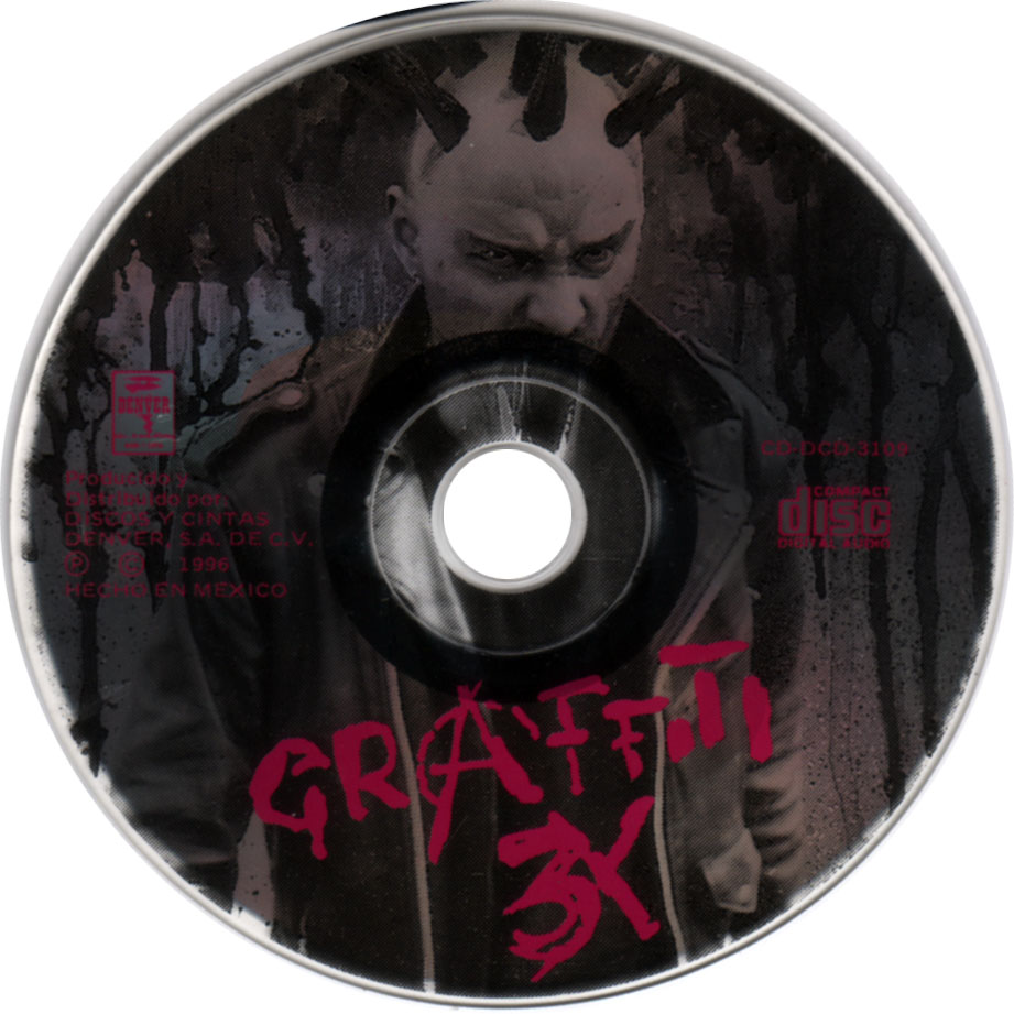 Cartula Cd de Graffiti 3x - Miedo