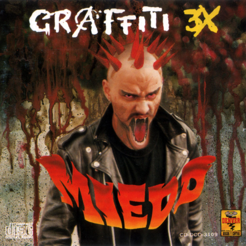 Cartula Frontal de Graffiti 3x - Miedo